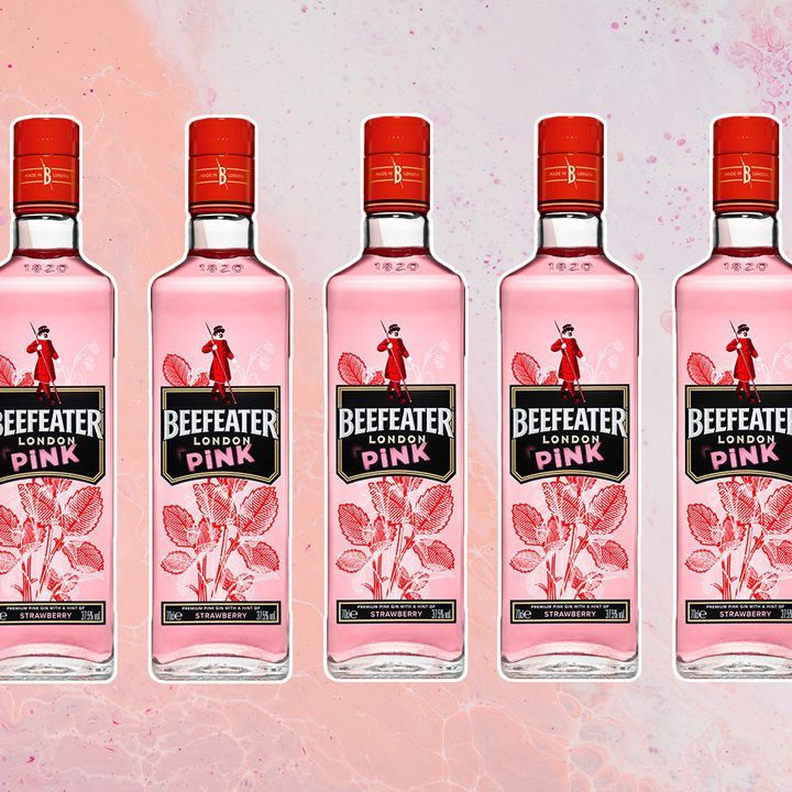 बीफ़टर गुलाबी लंदन जिन बोतल